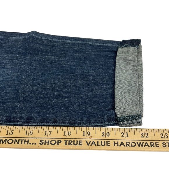 Kut from the Kloth Jeans Womens Sz 2 Blue Bardot Crop Skinny Boyfriend Denim NWT - Picture 9 of 10